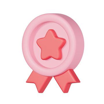 Cute 3D Award Medal Icon