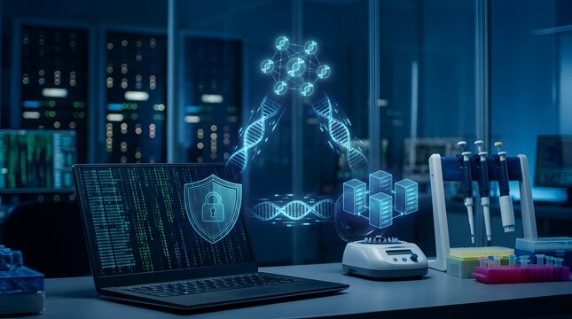 Bioinformatics data security in a modern lab
