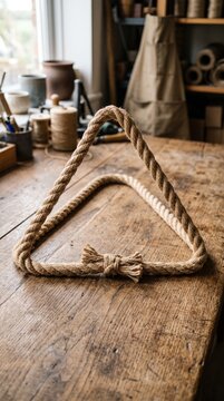 Rope triangle shape
