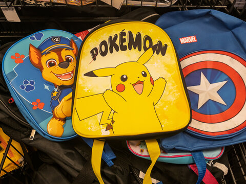 Fun and Colorful Childrens Backpacks Featuring Popular Characters