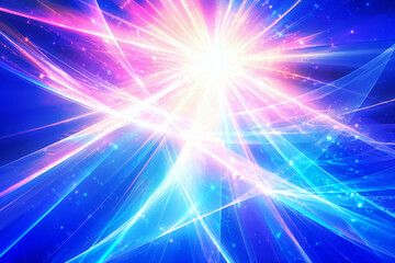 Fototapeta premium Neon Light Burst Background