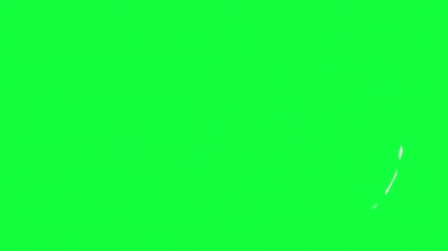 wind animation showing luminous white air moving across green