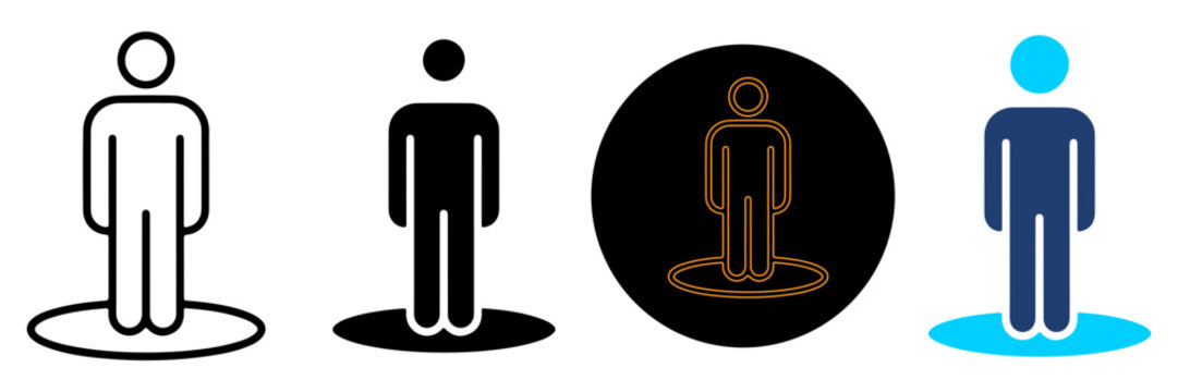 Four Distinctive Google Street View Pegman Icon Variations