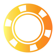 Naklejka premium gambling Line Gradient Icon