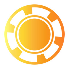 Naklejka premium gambling Gradient icon