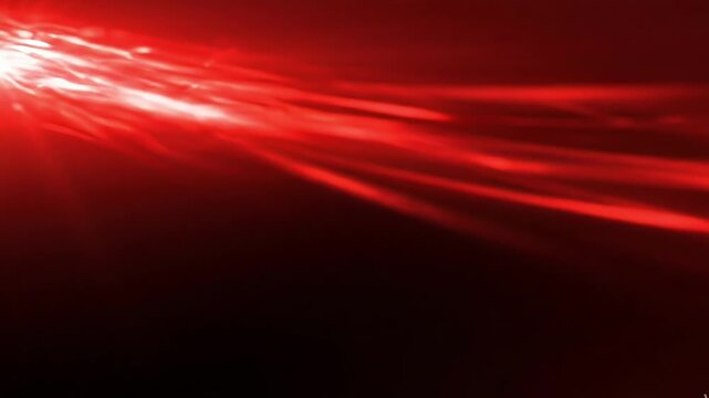 Abstract red light rays and motion blur background