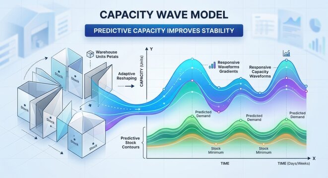 Capacity Wave Model for Predictive Stock and Warehouse Planning