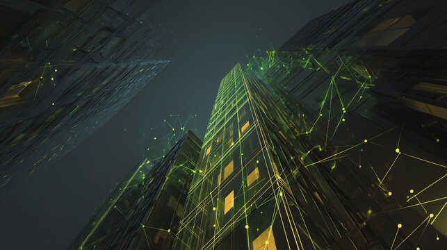 Smart digital Innovation city with connection network reciprocity over the city of future smart wireless digital city and social media networking systems that connects people with in city
