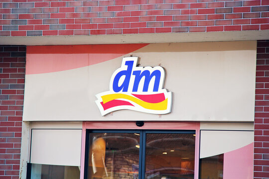 Futog, Serbia - June 23 2026: Dm Drogerie Store Logo in  Futog, Serbia