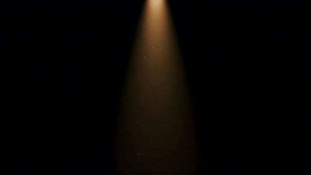 spotlight on black background