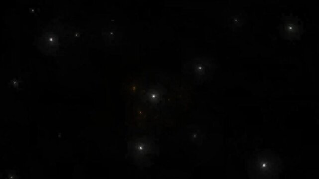 Stars twinkle in a dark night sky creating a minimalist celestial atmosphere for space themed design compositions.