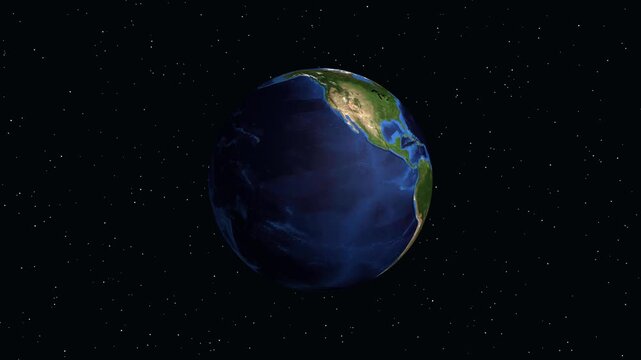 Animated Zoom into San Lorenzo Paraguay on Planet Earth from Space