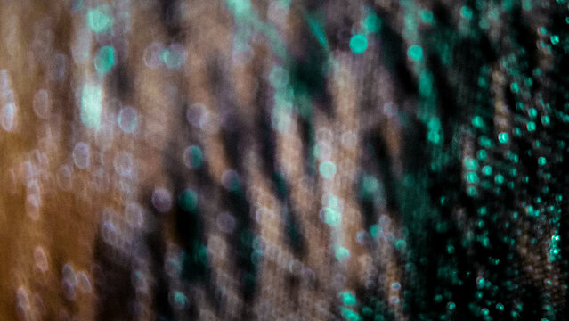 Multicolor Fabric Blue Brown Weave