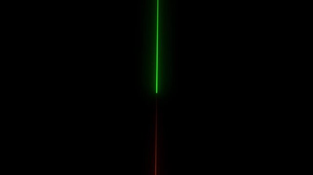 Abstract neon line icon animation &ndash; glowing light effect on black background abstraction neon moving up screen saver