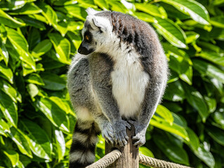 Fototapeta premium Ring-tailed Lemur (Maki catta)