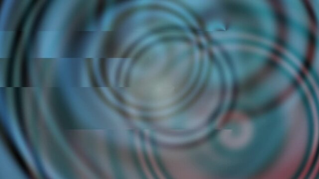 Abstract Fluid Swirls Tie-Dye Background with Glitch Effect