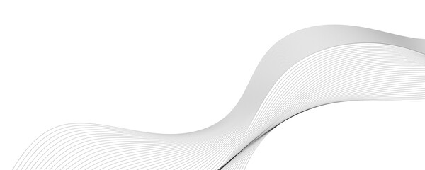 Fototapeta premium Abstract minimalist wave line background