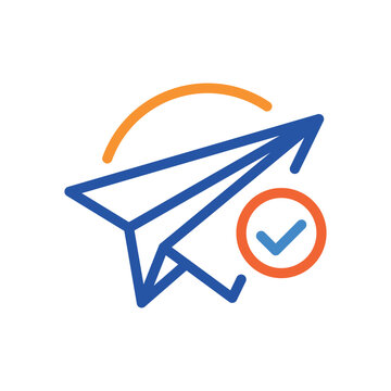 Efficient execution and progress company value outline icon