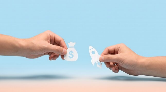 Startup Funding and Venture Capital Concept
