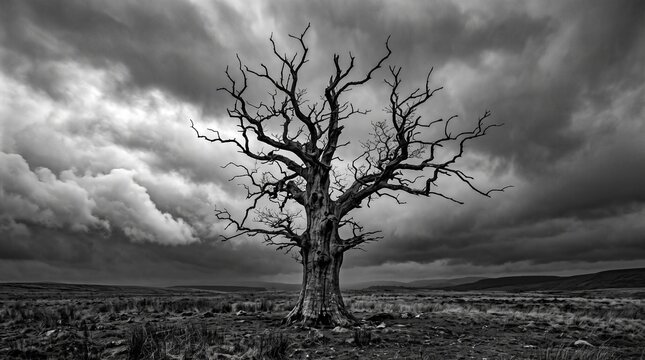 Dead tree landscape