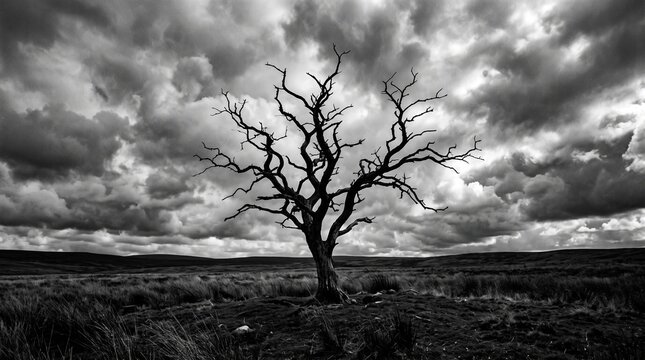 Dead tree landscape