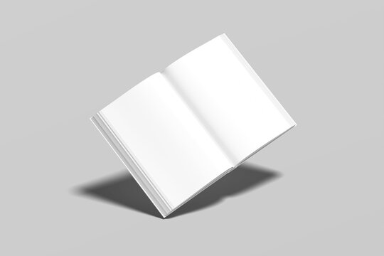 Open Book Blank Mockup
