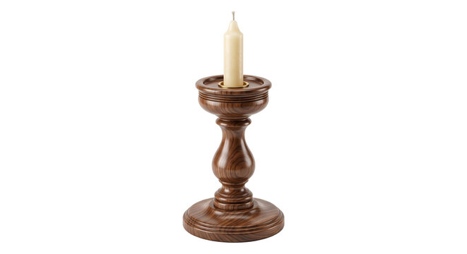 candle holder candlestick isolated on transparent  background