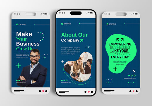 Business Social Media Story Design Layout