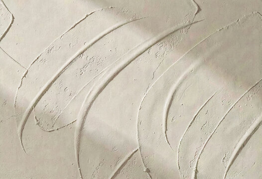 Warm neutral tactile texture backgrounds in cream, oatmeal and greige &mdash; plaster, linen and stone