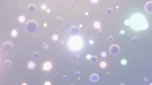 Microscopic view of floating aquatic microorganisms in blue water