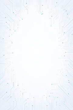 電子回路基板をモチーフにした未来的なベクター背景 AI・半導体・IT向けデジタルテクノロジーデザイン（AI生成）