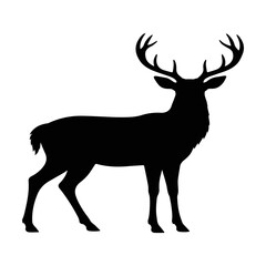 deer silhouette vector © Rime