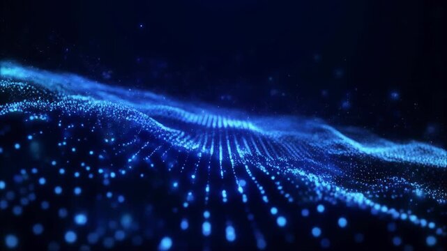 Underwater jellyfish swarm in deep blue ocean currents