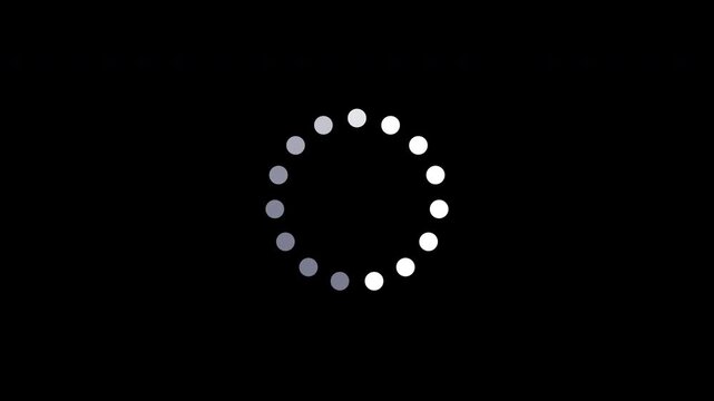 Loading Spinner Animation-DotRing