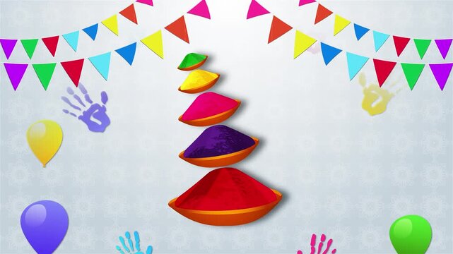 Holi Background Loop