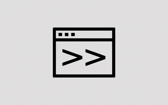 Web Browser Interface Showing Forward Navigation Arrows on Screen.