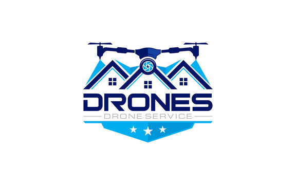 Illustration graphic vector of a drone service solution logo design template