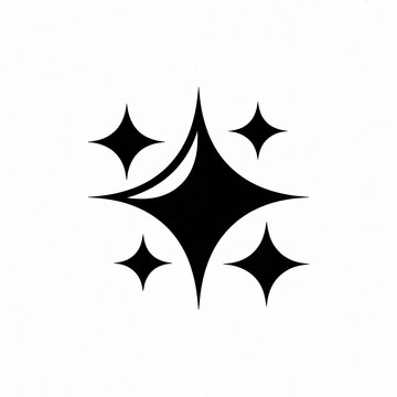 Abstract black and white starburst explosion design element vector illustration.