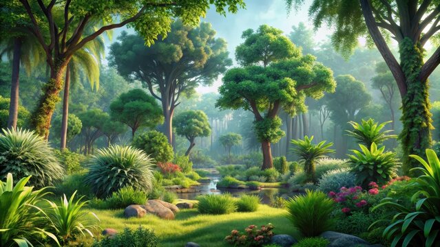 Trees and plants film proof sheet