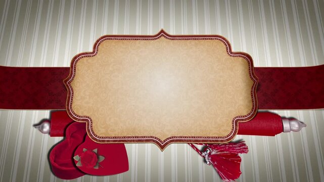 vintage background with frame