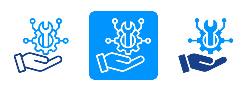Service Provider Icon In Dual Tone Style