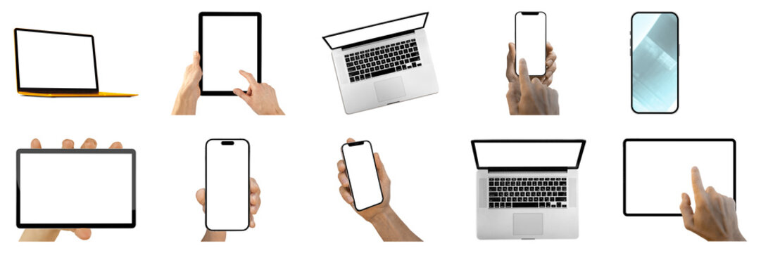 collection of equipment on a transparent background in png format