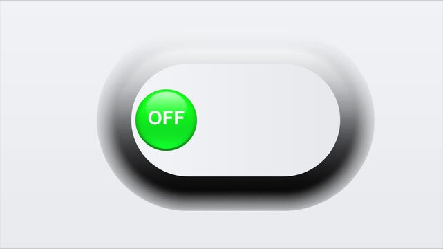 Neumorphic Toggle Switch ON and OFF Button Animation