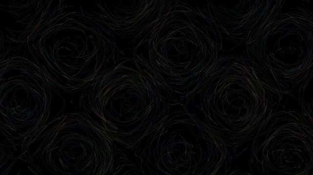 Abstract dark background with subtle rose flower line art patterns in a minimal elegant style