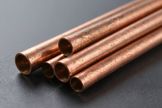 Copper Pipes - Industrial Metal Elements