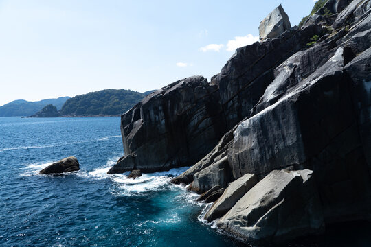 三重県紀北町 オハイのエメラルドブルーの海