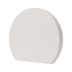 Obraz premium Greige round badge png, geometric design element, isolated object design