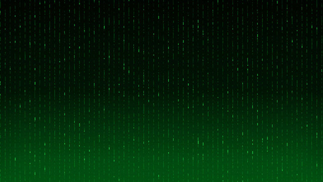 Abstract green digital data stream background
