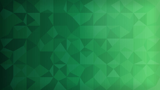 Abstract geometric emerald green gradient