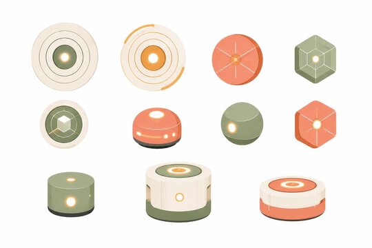 Circular Control Modules and Smart Technology Interface Components